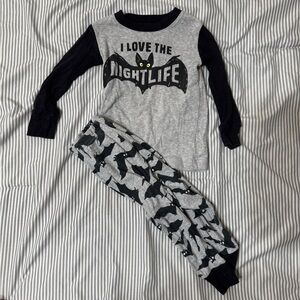 Carter's Gray and Halloween Pajama Set